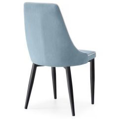 Стул на металлокаркасе Kora 1 light blue / white / black в Глазове - glazov.mebel24.online | фото 4