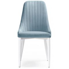 Стул на металлокаркасе Kora light blue / white в Глазове - glazov.mebel24.online | фото 2