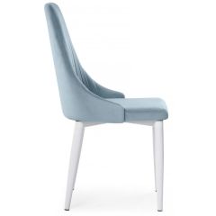 Стул на металлокаркасе Kora light blue / white в Глазове - glazov.mebel24.online | фото 3