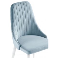 Стул на металлокаркасе Kora light blue / white в Глазове - glazov.mebel24.online | фото 5