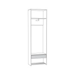 Трувор Шкаф для одежды 13.328.02 в Глазове - glazov.mebel24.online | фото 2