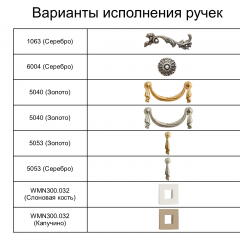 Тумба прикроватная Тиффани Premium слоновая кость/золото (ТФТП-1(П) в Глазове - glazov.mebel24.online | фото 2
