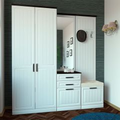 Вешалка НКМ ВЕНЕЦИЯ-1 Секция- 2 (Венге/Белое дерево) в Глазове - glazov.mebel24.online | фото 2