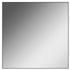 Зеркало Corsica 500х500 black без подсветки Sansa (SB1063Z) в Глазове - glazov.mebel24.online | фото 1