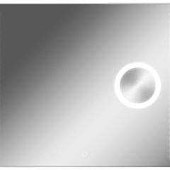 Зеркало Cosmo 100 alum (линза) с подсветкой Sansa (SCL1026Z) в Глазове - glazov.mebel24.online | фото
