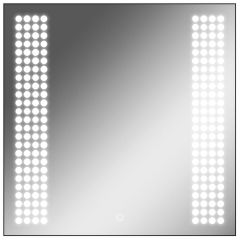 Зеркало Cosmo 70 black с подсветкой Sansa (SC1049Z) в Глазове - glazov.mebel24.online | фото