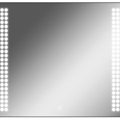 Зеркало Cosmo 90 black с подсветкой Sansa (SC1051Z) в Глазове - glazov.mebel24.online | фото