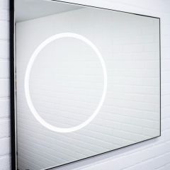 Зеркало Eclipse 120 black с подсветкой Sansa (SE1033Z) в Глазове - glazov.mebel24.online | фото 3