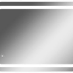 Зеркало Elis 100 white с подсветкой Sansa (SEe1045Z) в Глазове - glazov.mebel24.online | фото