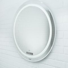 Зеркало Gia 75 white с подсветкой Sansa (SGa1044Z) в Глазове - glazov.mebel24.online | фото 2