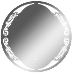 Зеркало Канберра 700х700 с подсветкой Домино (GL7032Z) в Глазове - glazov.mebel24.online | фото