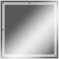 Зеркало Паликир 700х700 с подсветкой Домино (GL7051Z) в Глазове - glazov.mebel24.online | фото