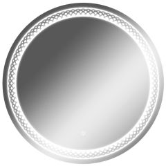 Зеркало Прая 700х700 с подсветкой Домино (GL7048Z) в Глазове - glazov.mebel24.online | фото