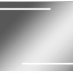 Зеркало Ray 100 black с подсветкой Sansa (SR1035Z) в Глазове - glazov.mebel24.online | фото 1