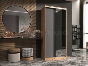 АЛЬЯНС Шкаф-купе (сандал светлый, графит) в Глазове - glazov.mebel24.online | фото