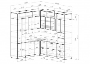 АСАЯ Кухонный гарнитур Гранд Прайм  (2200*2500 мм) в Глазове - glazov.mebel24.online | фото 2