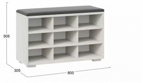 Банкетка-стеллаж для обуви Тип 10 в Глазове - glazov.mebel24.online | фото 4
