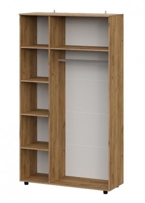 БАЙКАЛ Шкаф трехстворчатый (Графит/Дуб золотой) в Глазове - glazov.mebel24.online | фото 2