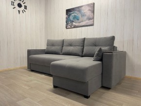 Диван угловой Комфорт-3 (НПБ+МДФ) велюр Galaxy Lite 26 в Глазове - glazov.mebel24.online | фото 2