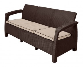 Диван Yalta Sofa 3 Set (Ялта) шоколадный в Глазове - glazov.mebel24.online | фото