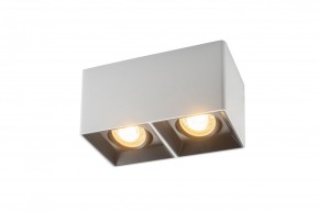 DK3035-WB Светильник накладной IP 20, 10 Вт, GU5.3, LED, белый/черный, пластик в Глазове - glazov.mebel24.online | фото 1