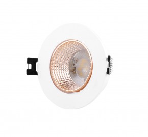 DK3061-WBR Встраиваемый светильник, IP 20, 10 Вт, GU5.3, LED, белый/бронзовый, пластик в Глазове - glazov.mebel24.online | фото 1