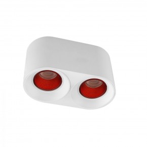 DK3096-WH+RD Светильник накладной IP 20, 10 Вт, GU5.3, LED, белый/красный, пластик в Глазове - glazov.mebel24.online | фото 1