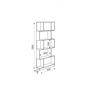 Дуглас (подростковая) М05 Стеллаж в Глазове - glazov.mebel24.online | фото 2