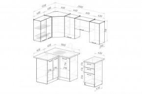 ГЛОРИЯ Кухонный гарнитур Оптима 5 (1200*2000 мм) в Глазове - glazov.mebel24.online | фото 2