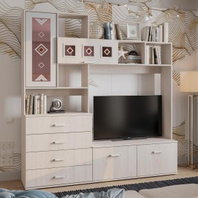 Гостиная Белла (модульная) ясень белый в Глазове - glazov.mebel24.online | фото 15