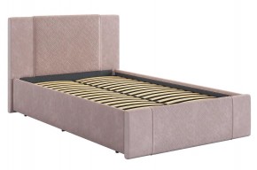 ХЛОЯ Кровать 1200 с основанием (нежно-розовый велюр) в Глазове - glazov.mebel24.online | фото