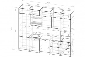 ЖАСМИН Кухонный гарнитур Экстра 5 (3000 мм) в Глазове - glazov.mebel24.online | фото 2