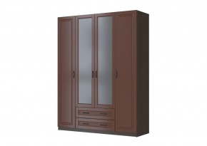 КАНТРИ Спальный гарнитур (модульный) орех ЛАК в Глазове - glazov.mebel24.online | фото 4