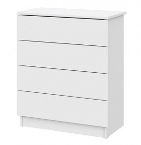 Комод КМ 1 (Серия 2) Белый текстурный в Глазове - glazov.mebel24.online | фото 3