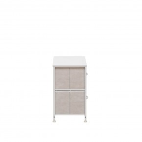 Комод Leset Линкс 2 ящ. (к/з), Каркас Белый, ящики Белые в Глазове - glazov.mebel24.online | фото 4
