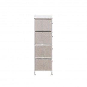 Комод Leset Линкс 4 ящ. (к/з), Каркас Белый, ящики Белые в Глазове - glazov.mebel24.online | фото 4