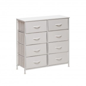 Комод Leset Линкс 8 ящ. (к/з), Каркас Белый, ящики Белые в Глазове - glazov.mebel24.online | фото 3