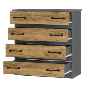 Комод Лофт (графит/крафт) в Глазове - glazov.mebel24.online | фото 2