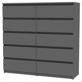 Комод Malta light K155 (Графит) в Глазове - glazov.mebel24.online | фото