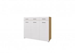 Комод НЕНСИ (Крафт золотой/Белый глянец) в Глазове - glazov.mebel24.online | фото