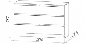 НИЦЦА-7 Комод (НЦ.07) в Глазове - glazov.mebel24.online | фото 3