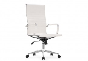 Компьютерное кресло Reus pu white / chrome в Глазове - glazov.mebel24.online | фото