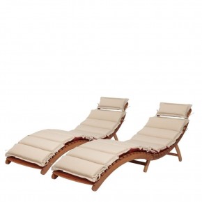 Комплект шезлонги и столик AFM-803A-T133 Beige (2+1) в Глазове - glazov.mebel24.online | фото 2