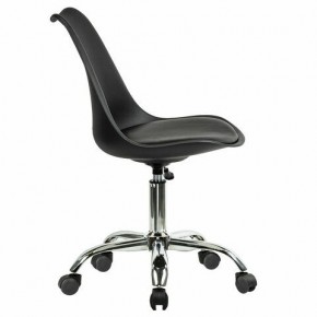 Кресло стул BRABIX "Eames MG-310 CH", хром, пластик черный, экокожа черная, 532925 в Глазове - glazov.mebel24.online | фото 3