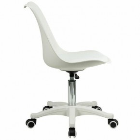 Кресло стул BRABIX "Eames MG-310 PL", пластик белый, экокожа белая, 532926 в Глазове - glazov.mebel24.online | фото 3