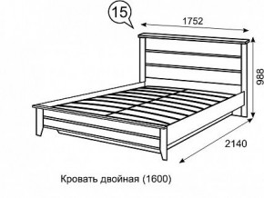 Кровать 1600 с ПМ София 15 в Глазове - glazov.mebel24.online | фото 3