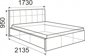 Кровать Лаура с латами Nice White 1600x2000 в Глазове - glazov.mebel24.online | фото 3