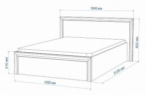 Кровать полутораспальная Нобиле Кр-140 в Глазове - glazov.mebel24.online | фото 2