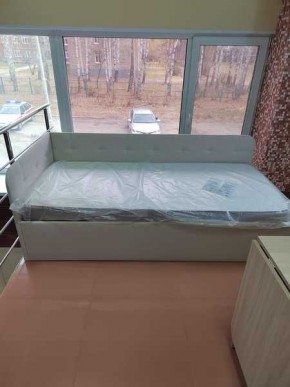 Кровать Зарина угловая Newtone light beige угол правый в Глазове - glazov.mebel24.online | фото 3