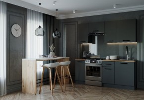 Кухонный гарнитур Антрацит 2000 (Стол. 38мм) в Глазове - glazov.mebel24.online | фото